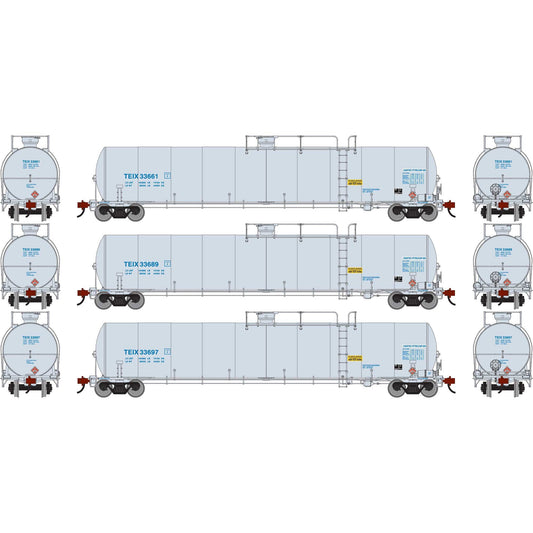 HO UTC 33K LPG Tank Car Late TEIX #33661/33689/33697 (ATHG-1510)
