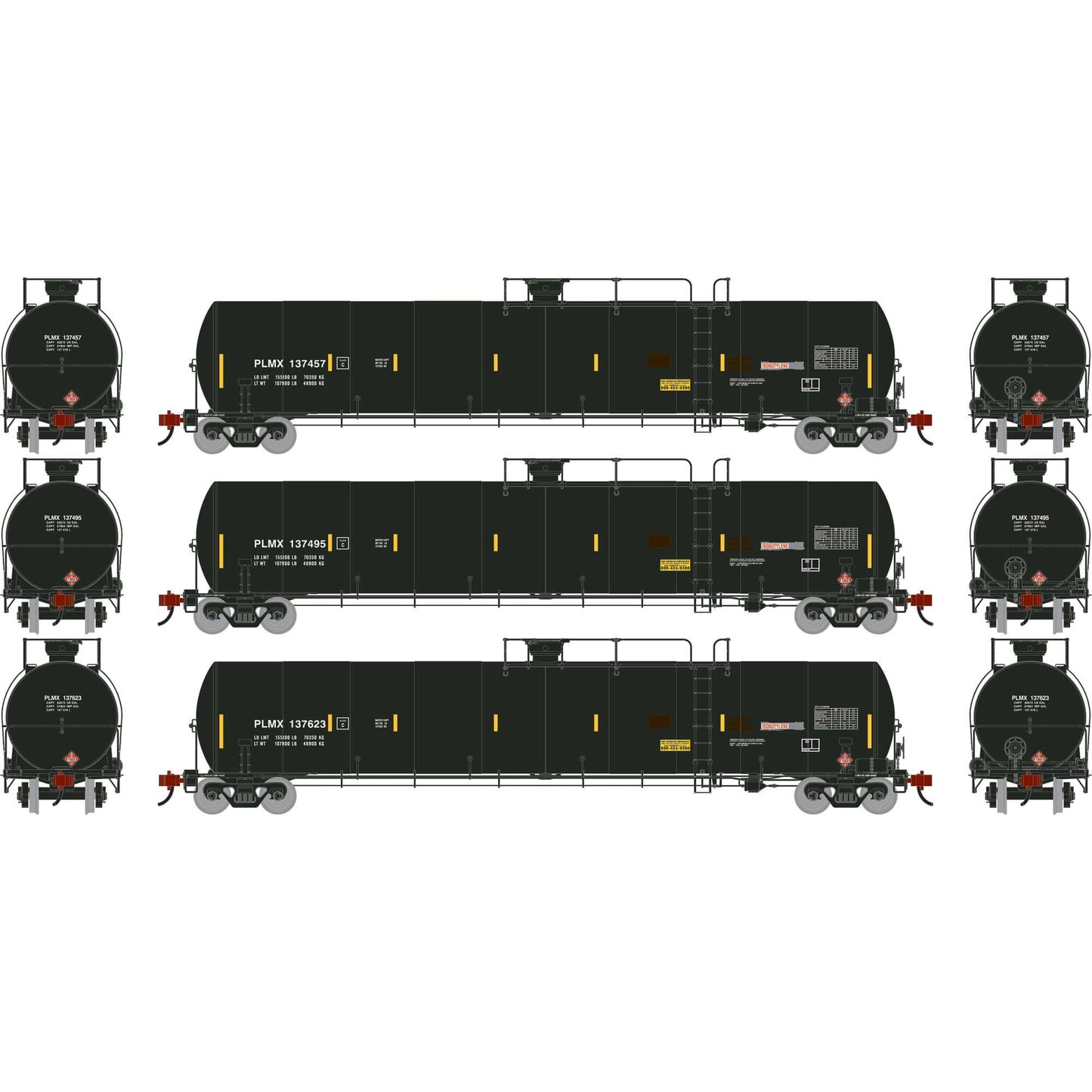 HO UTC 33K LPG Tank Car Primed for Grime (ATHG-1513)