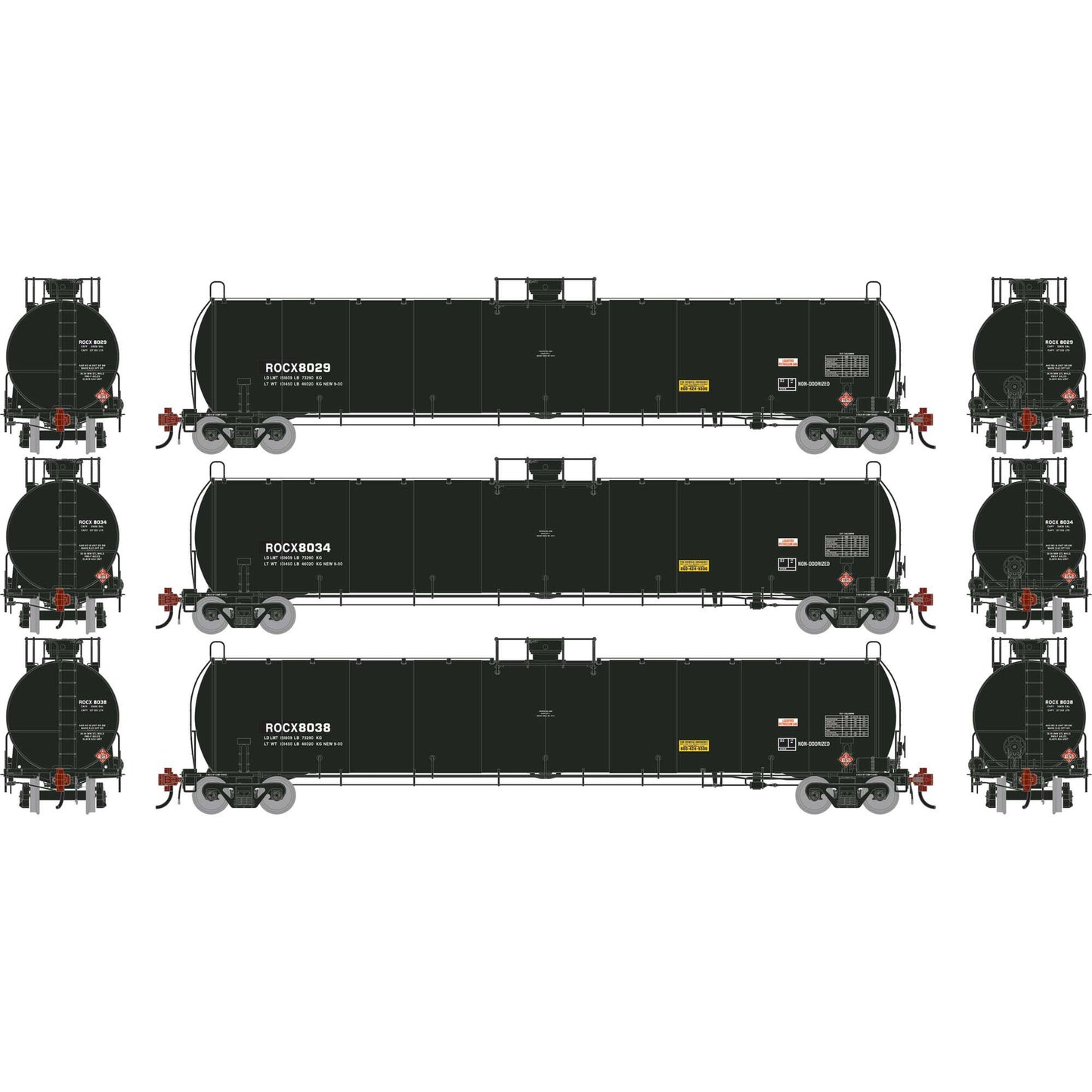 HO UTC 33K LPG Tank Car ROCX Primed For Grime (ATHG-1519)