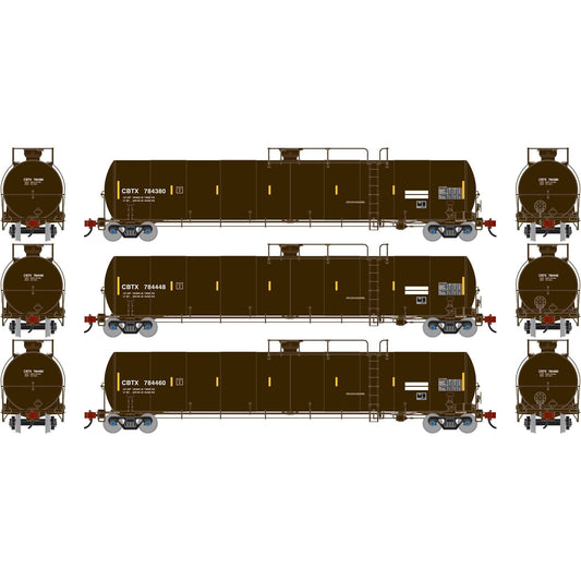HO UTC 33K LPG Tank Car Late CBTX #784380/784448/784460 (ATHG-1522)