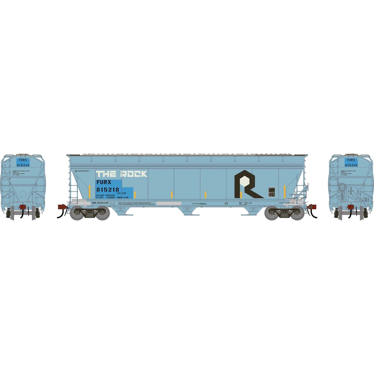 HO ACF4600 Covered Hopper FURX Primed For Grime (ATHG-1529)