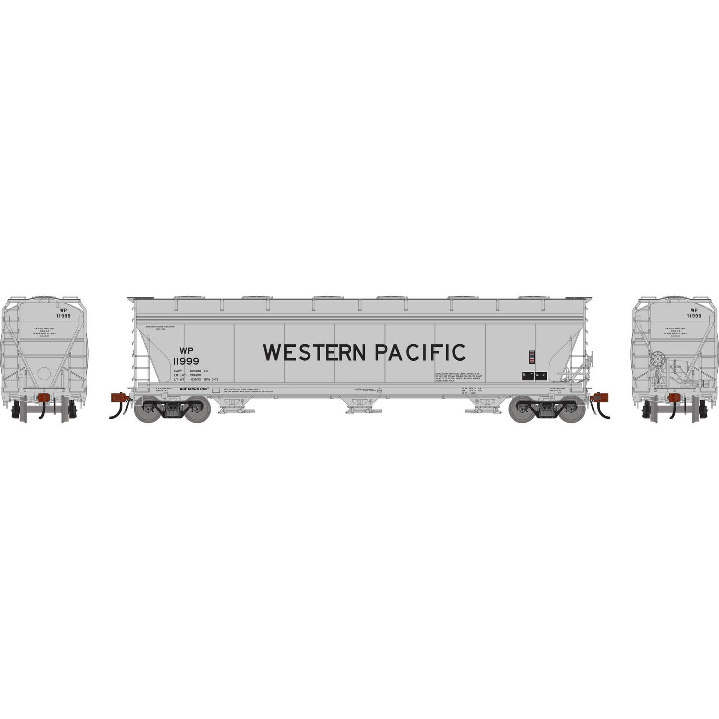 HO ACF4600 Covered Hopper WP #11999 (ATHG-1534)