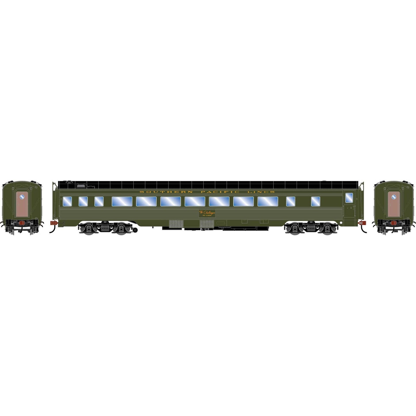 HO 77' Pullman Chair Car Southern Pacific The Challenger 2429 Class 77-C-3 (ATHG-1541)