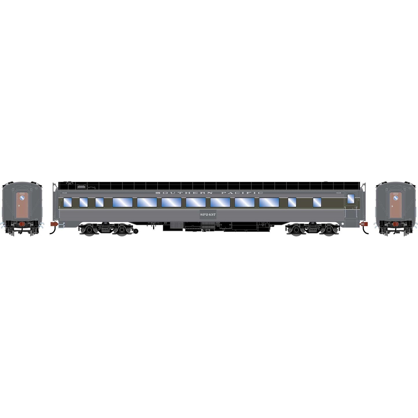 HO 77' Pullman Chair Car SP 'Cascade' #2437 (ATHG-1545)