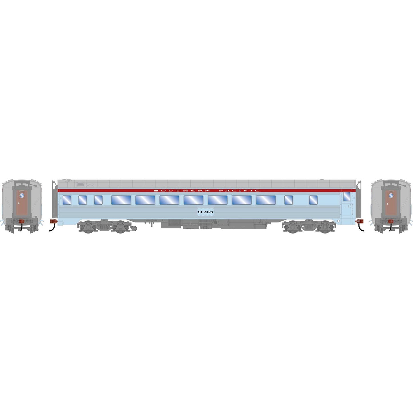 HO 77' Pullman Chair Car Southern Pacific General Service #2428 (ATHG-1546)