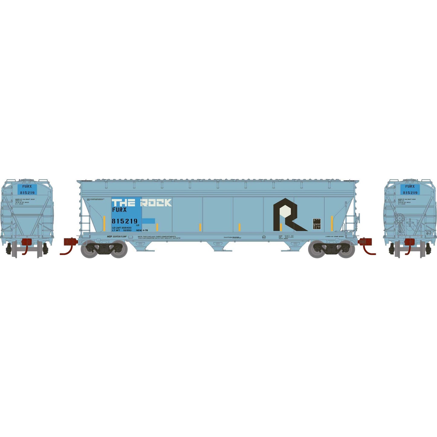 N ACF4600 Covered Hopper FURX Primed For Grime Model (ATHG-1556)