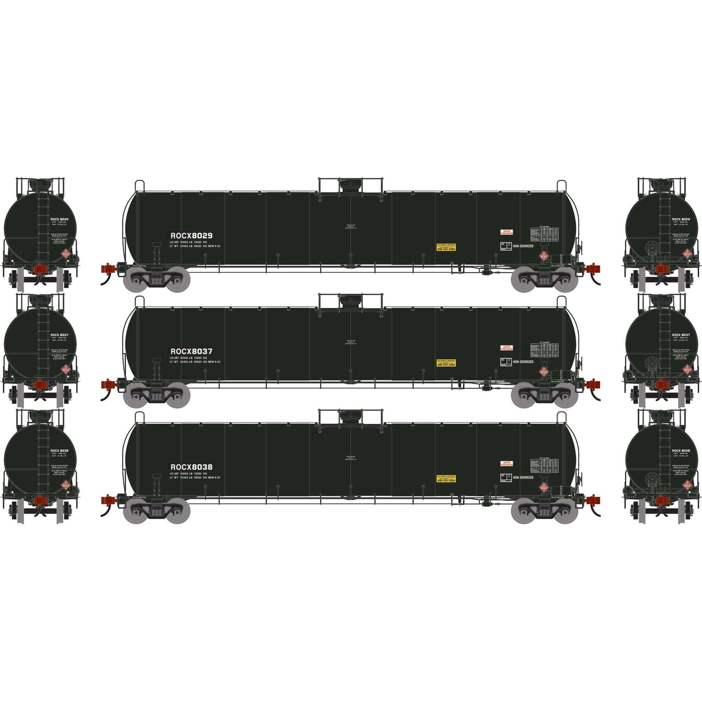N UTC 33K LPG Tank Car Early ROCX Primed For Grime Model (ATHG-1580)