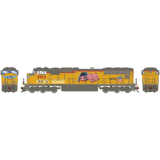 HO SD70M Locomotive Union Pacific #3973 (ATHG-1587)