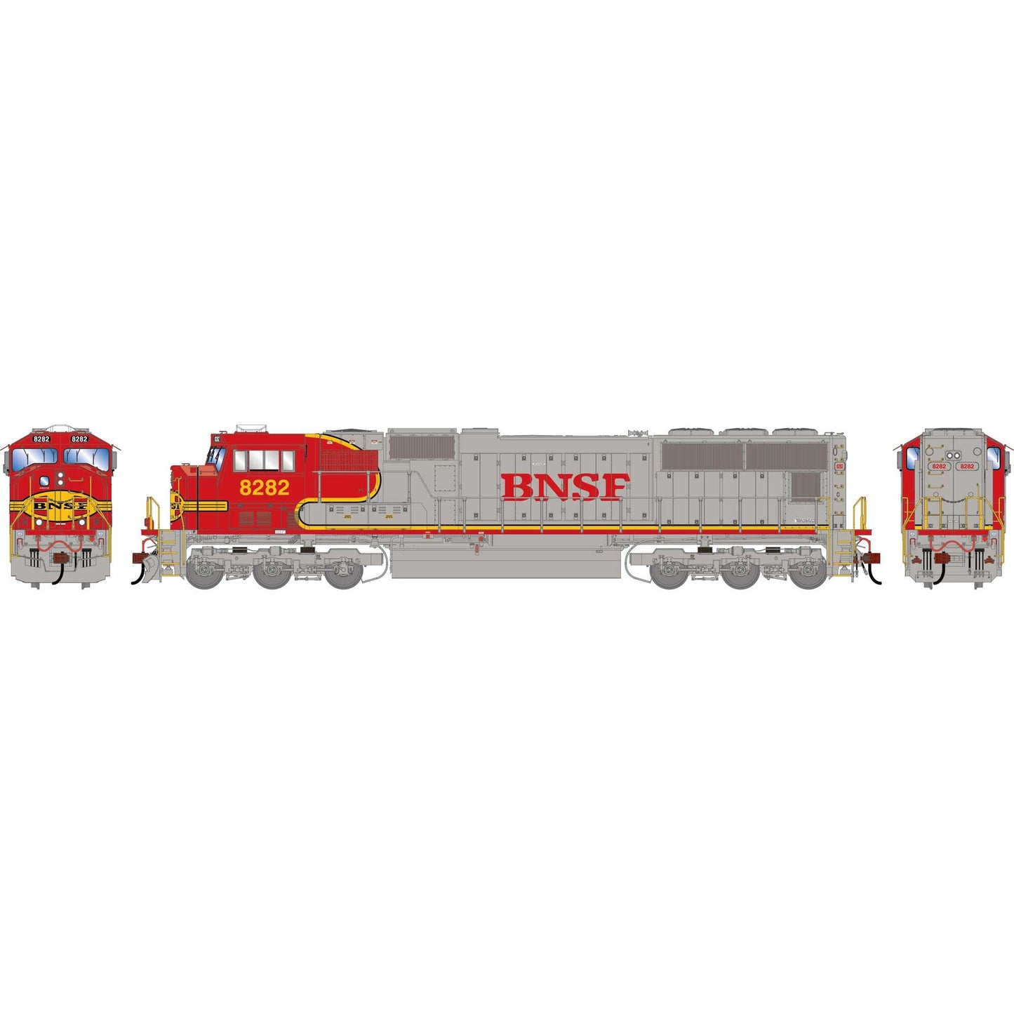 HO SD75I Locomotive BNSF #8282 (ATHG-1604)