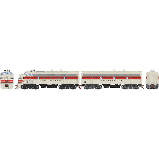 HO F7A F7B Locomotives C&S F7A-701-A F7B-701-B (ATHG-1630)