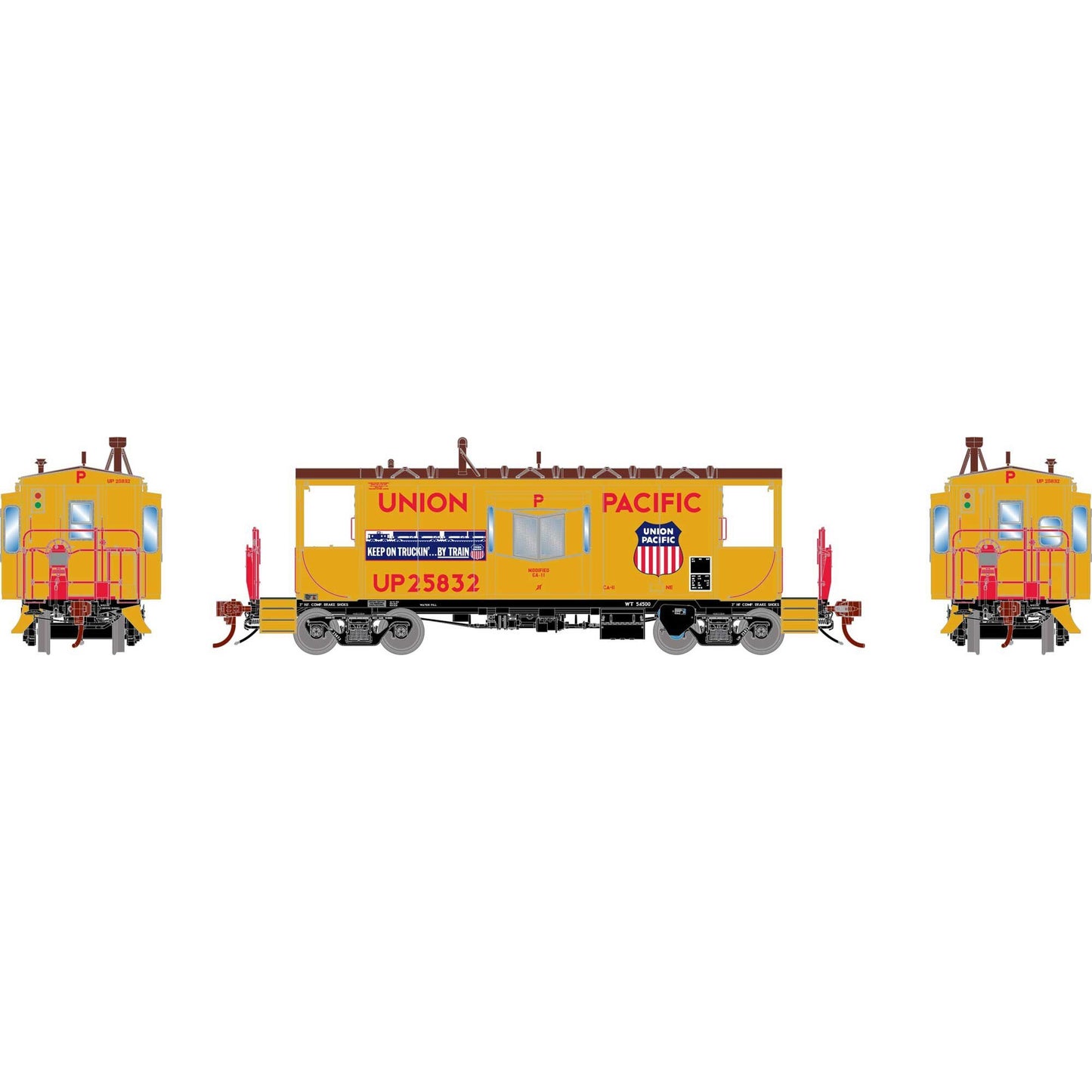 N ICC CA-11a Caboose UP #25832 (ATHG-1643)