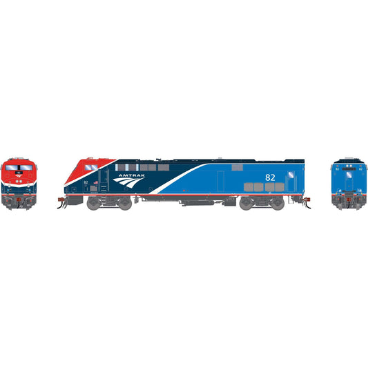 HO P42DC Locomotive with DCC and Sound, AMTK Phase VII #82 (ATHG-1700)