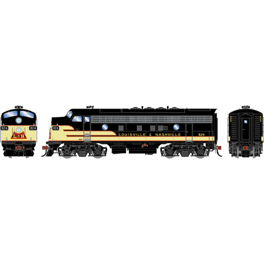 HO F7A Locomotive, Freight LN #824 (ATHG-1711)