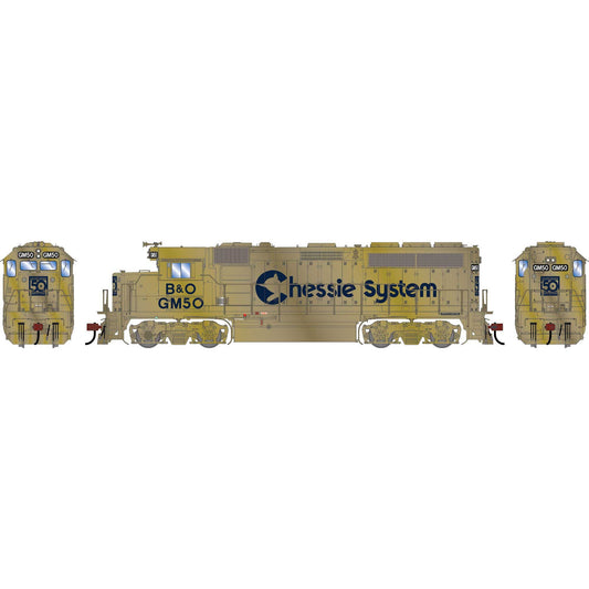 HO GP40-2 Locomotive BO #GM50 (ATHG-1738)