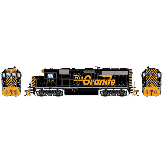 HO GP40-2 Locomotive with DCC and Sound, DRGW #3116 (ATHG-1751)