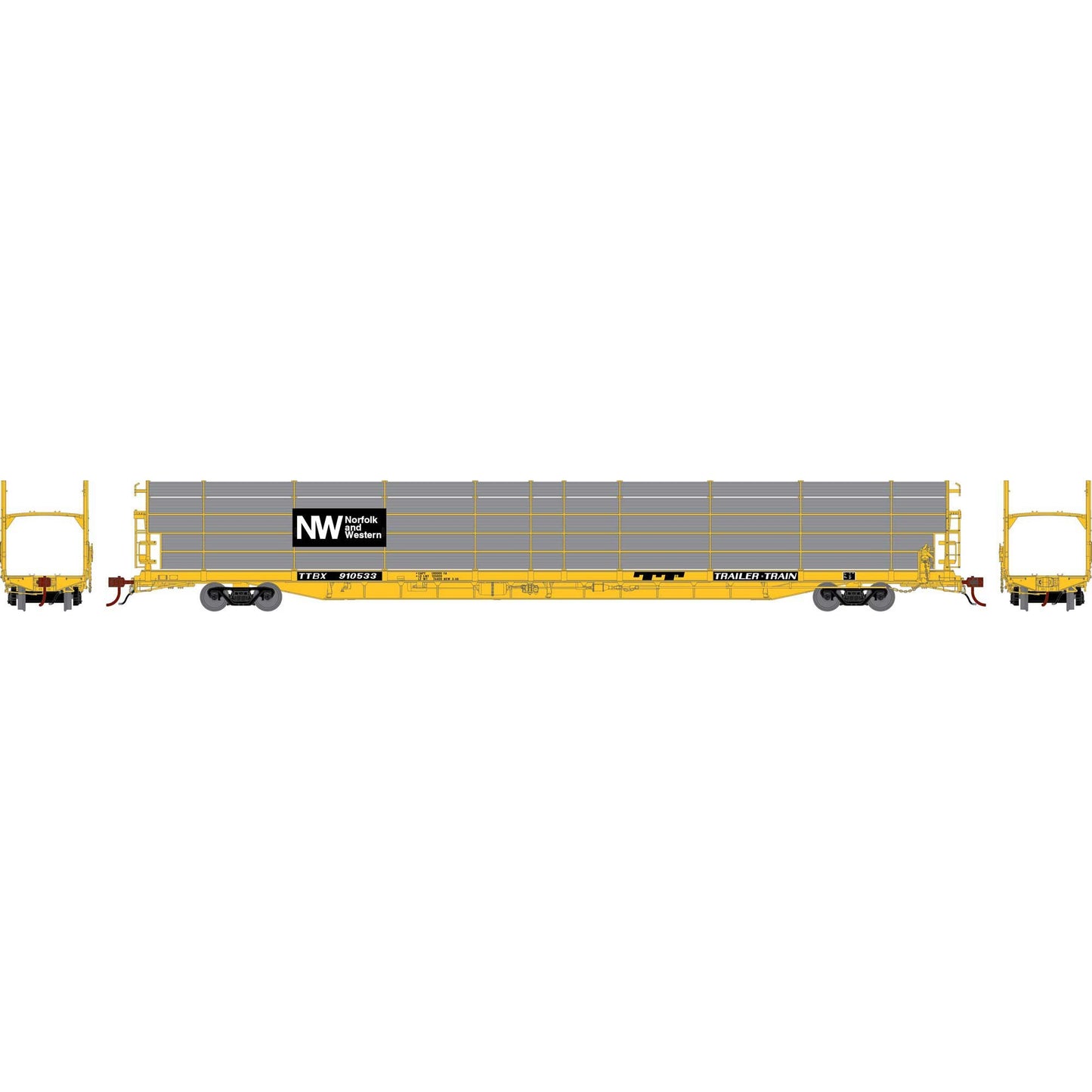 HO F89F Bi-Level Auto Rack Legendary Liveries NW/TTBX #910533 (ATHG-1784)