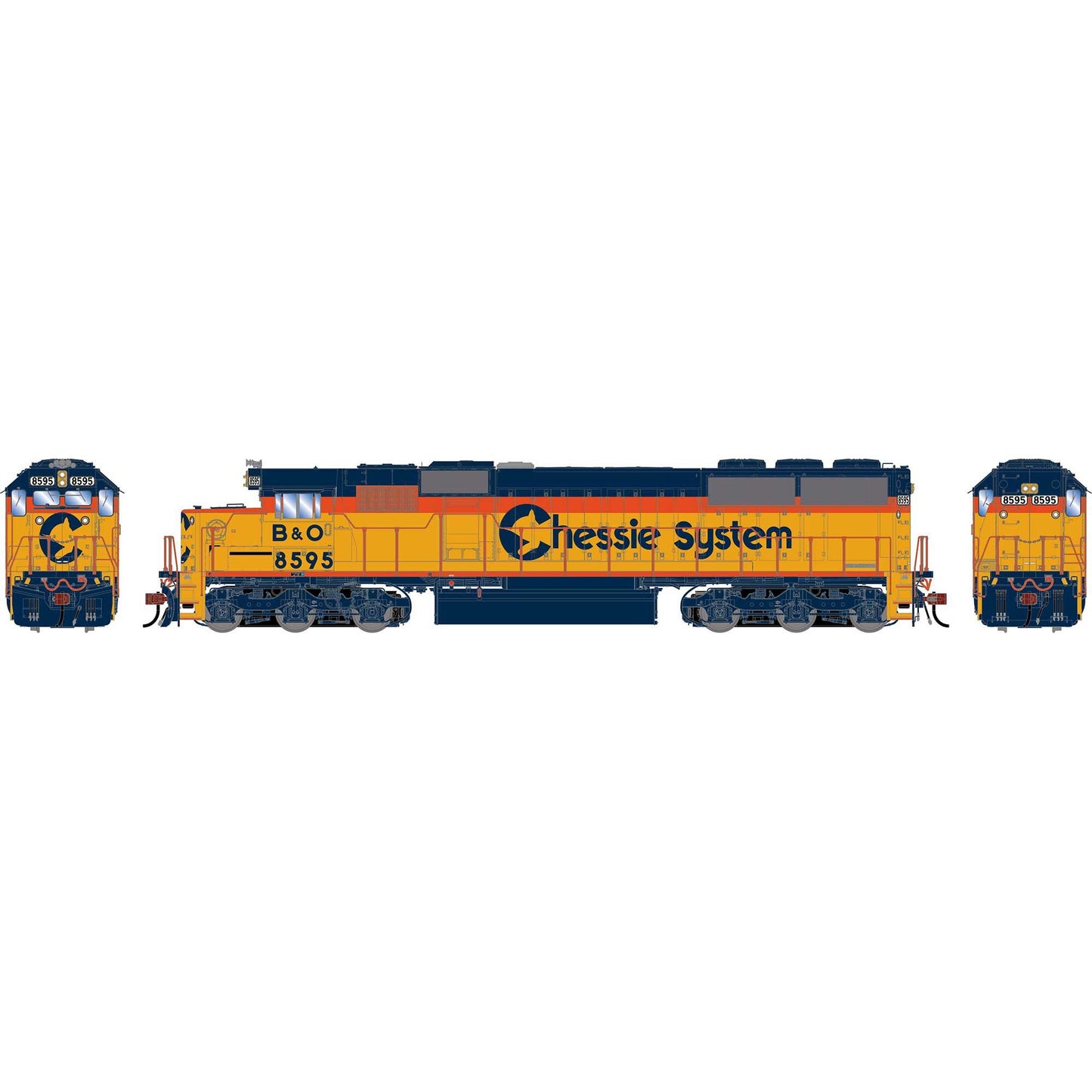 HO GEN SD50 Locomotive BO #8595 (ATHG-1835)