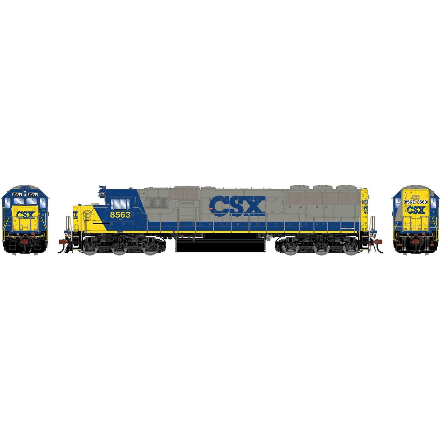 HO GEN SD50 Locomotive with DCC and Sound CSXT YN2 #8563 (ATHG-1858)