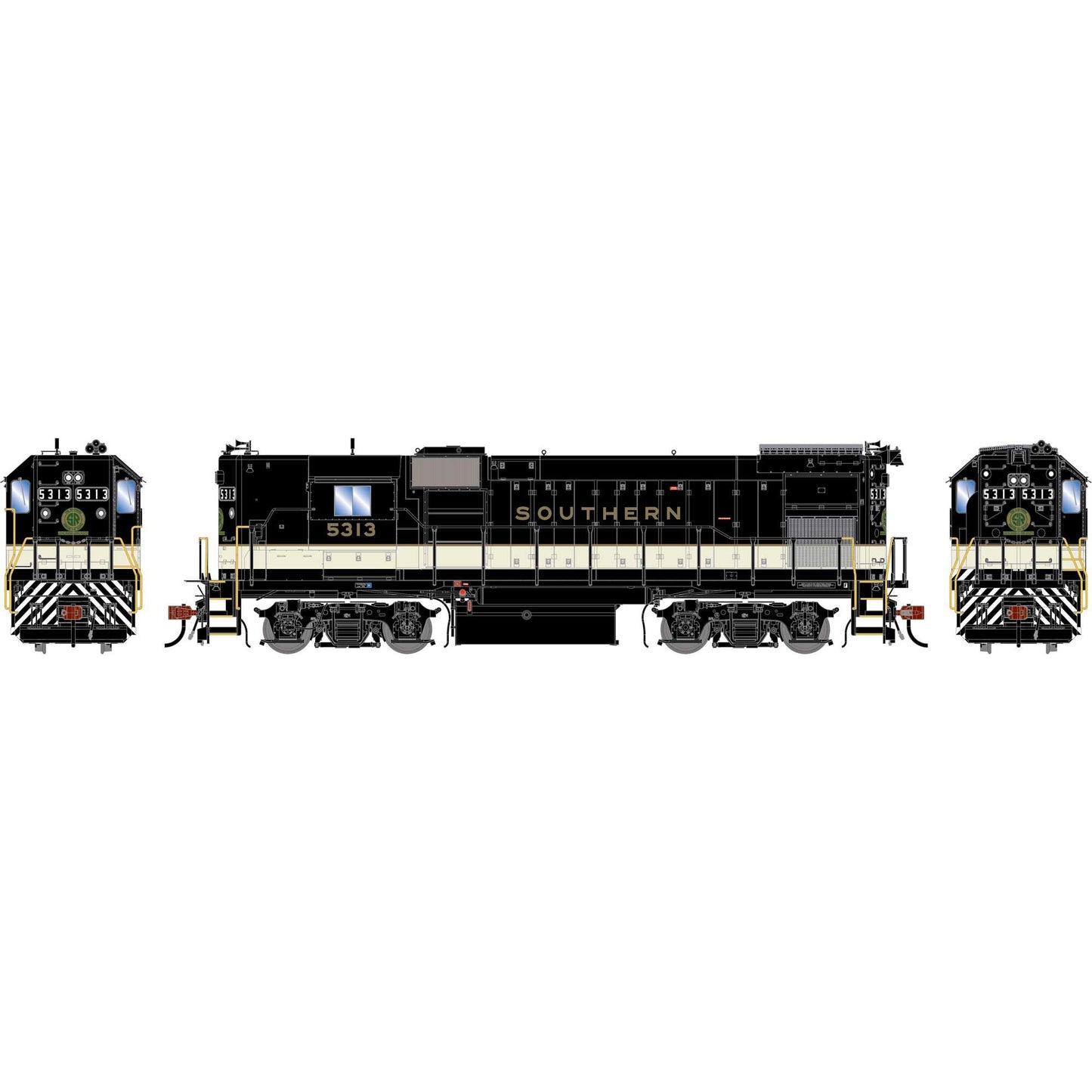 HO GEN GP15-1 Locomotive w/DCC & SOUND Southern Railway SOU #5313 (ATHG-1910)