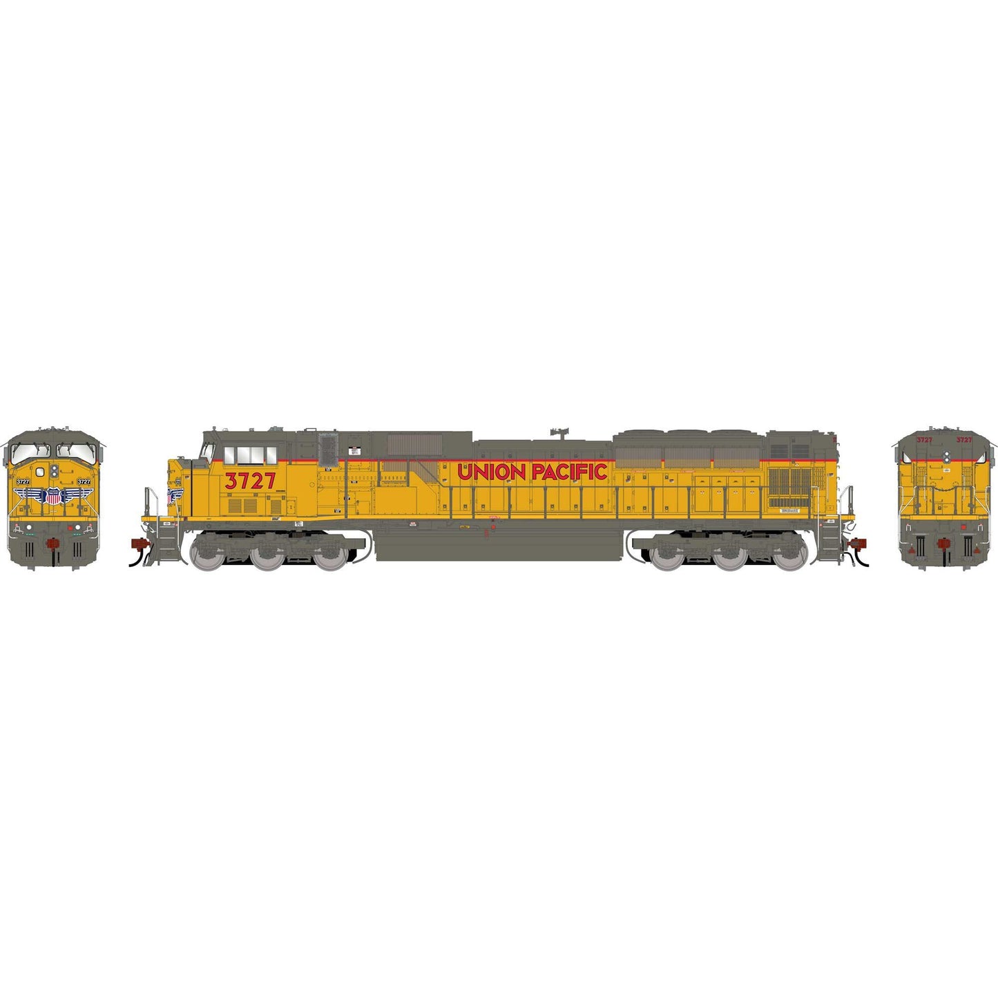 HO GEN SD90MAC Locomotive UP #3727 (ATHG-1916)