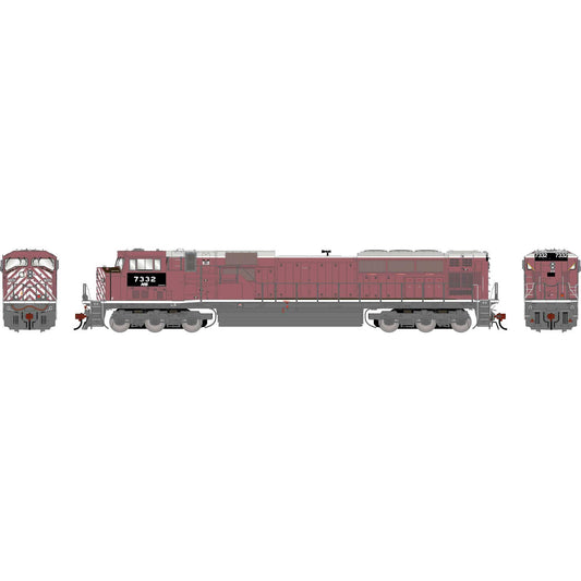 HO GEN SD90MAC Locomotive Primed For Grime NS Ex-CEFX 7332 (ATHG-1919)