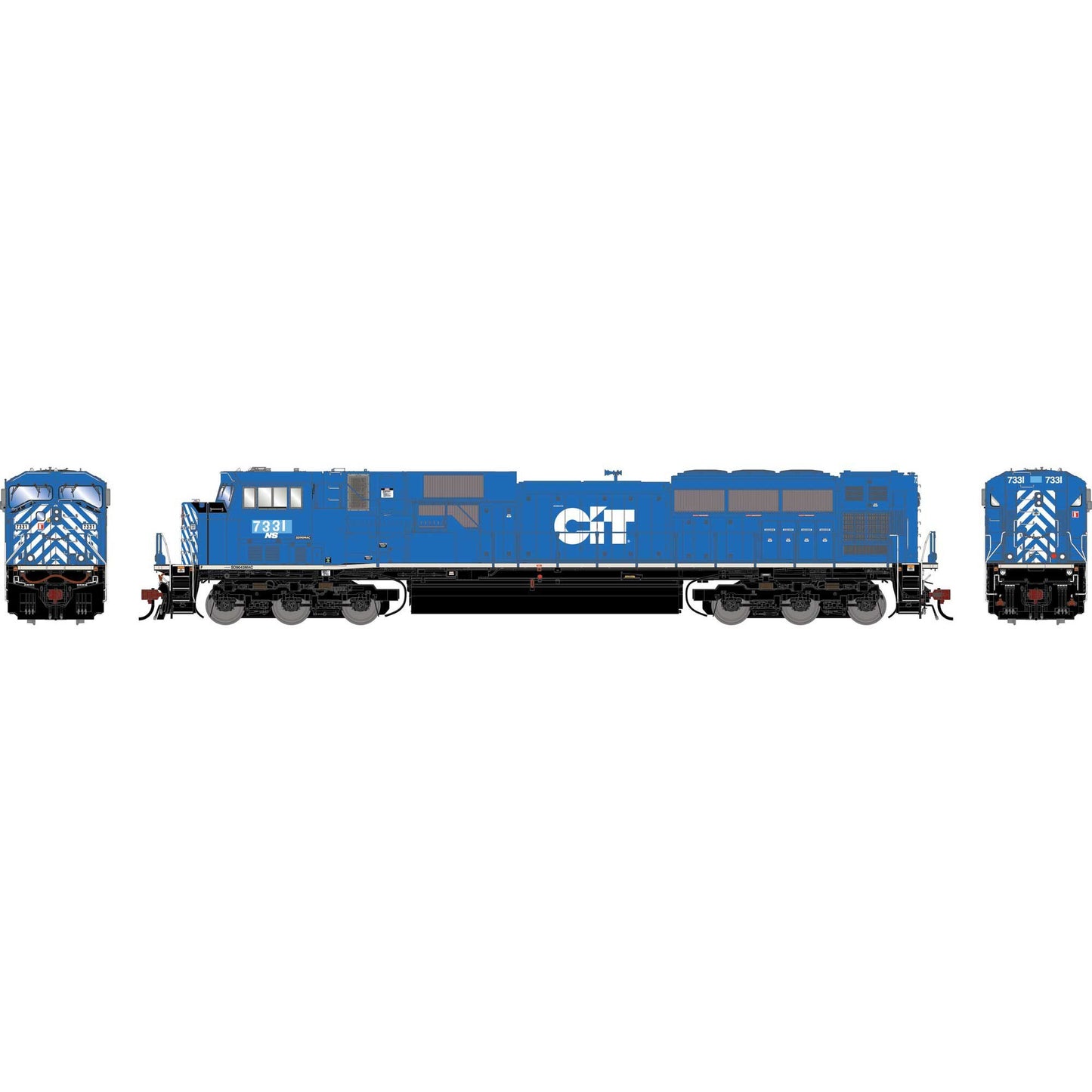 HO GEN SD90MAC Locomotive with DCC and Sound, NS 'Ex-CIT' #7331 (ATHG-1939)