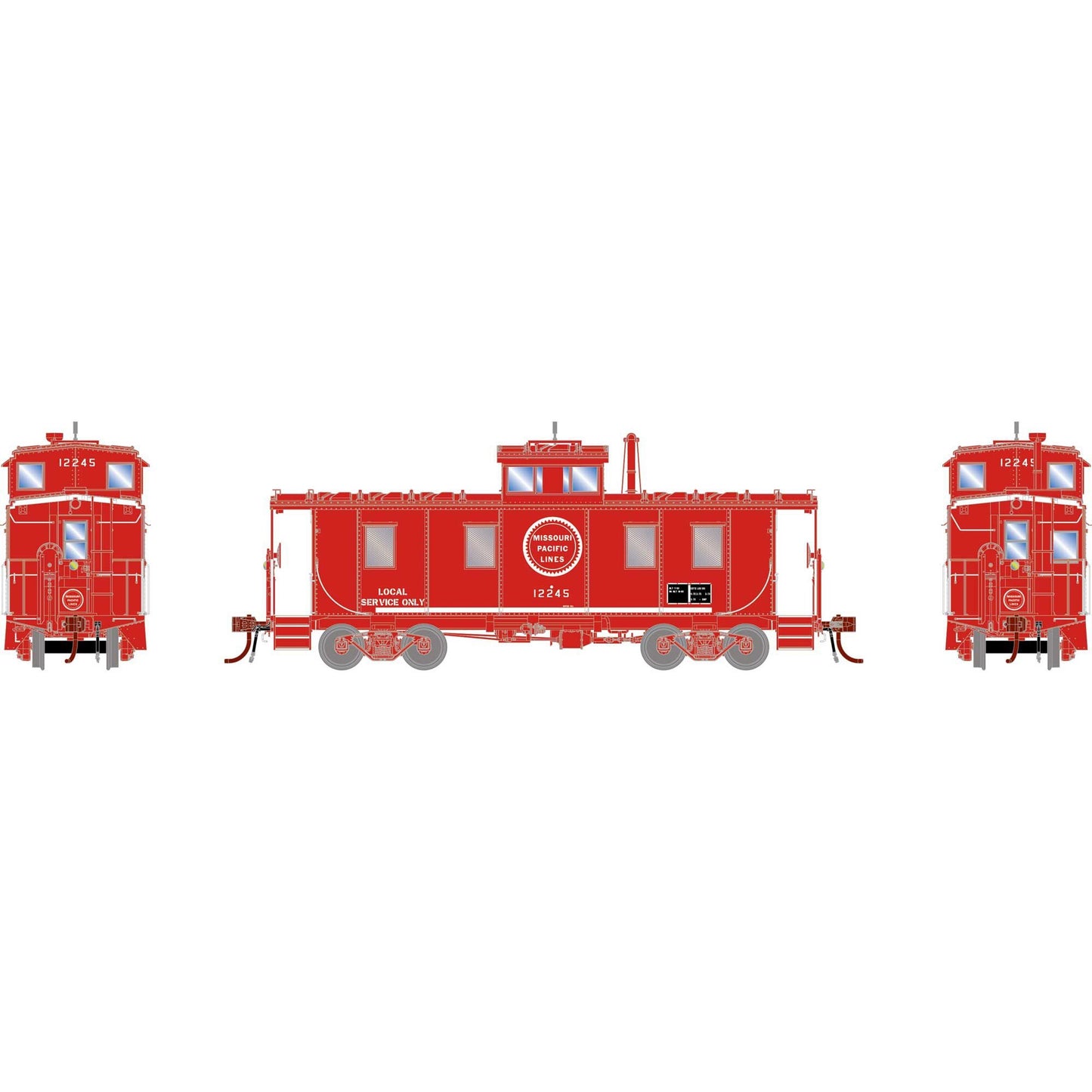 HO GEN ICC Cupola Caboose Lights Missouri Pacific #12245 (ATHG-1950)