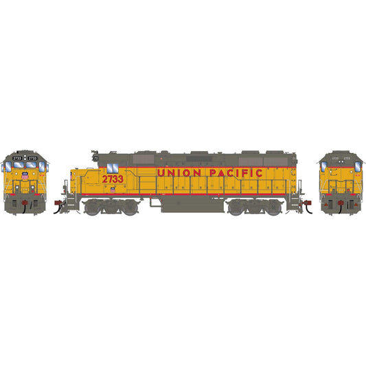 HO GEN GP39-2 Phase I Locomotive with DCC and Sound UP #2733 (ATHG-1985)
