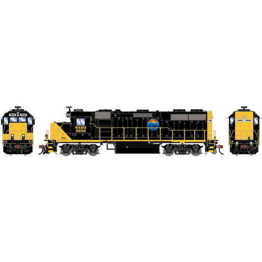 HO GEN GP39-2 Phase I Locomotive with DCC & Sound WAMX Blue Ridge Southern #3932 (ATHG-1988)