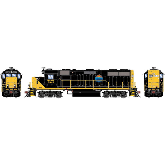 HO GEN GP39-2 PH I Locomotive with DCC & SOUND WAMX Blue Ridge Southern #3945 (ATHG-1989)