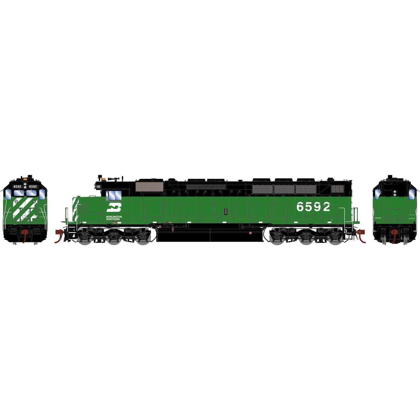 HO GEN SDP45 Locomotive with DCC and Sound BN #6592 (ATHG-2023)