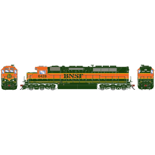 HO GEN SDP45 Locomotive with DCC & Sound Legendary Liveries BNSF #6428 (ATHG-2037)