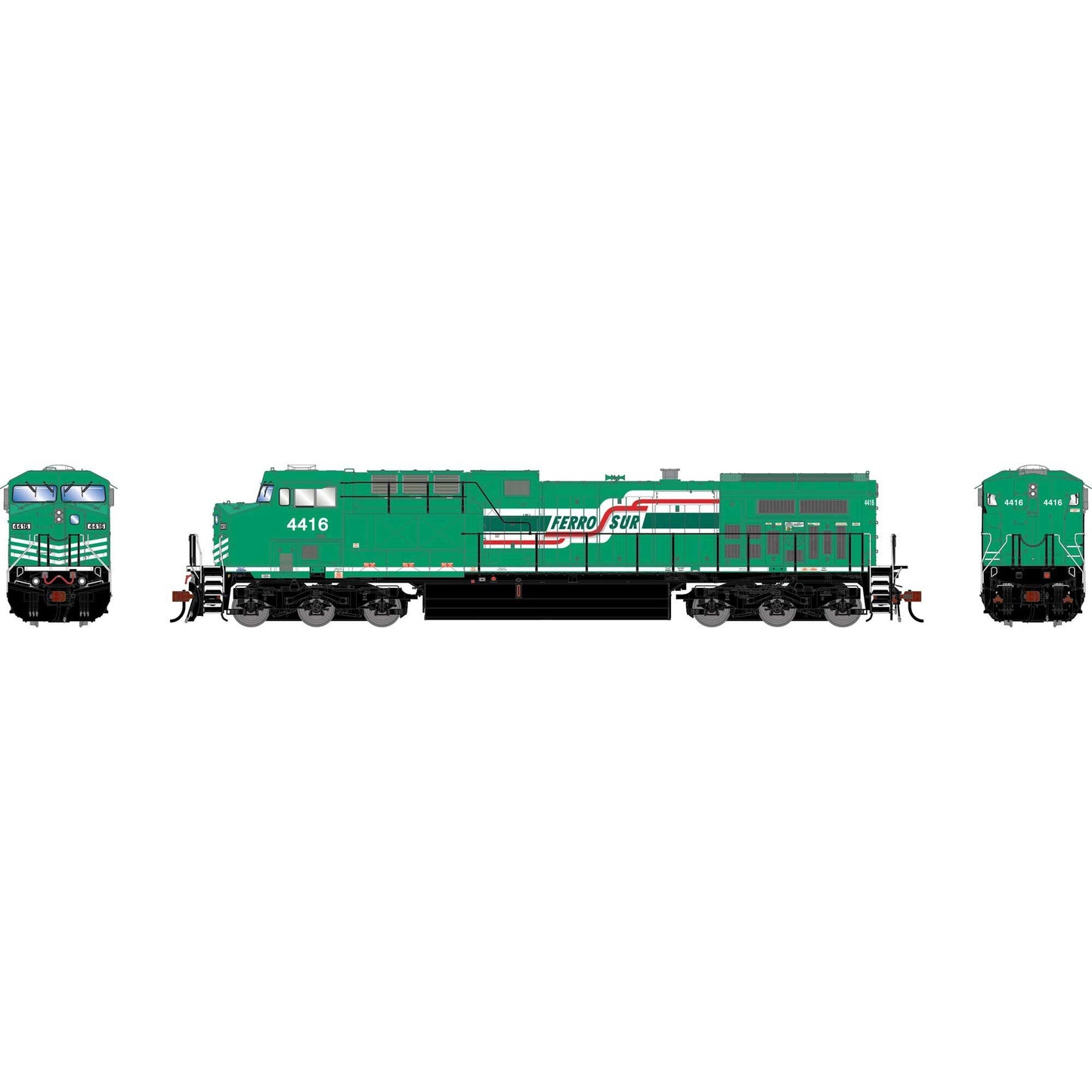 HO AC4400CW Locomotive FSRR #4416 (ATHG-2047)