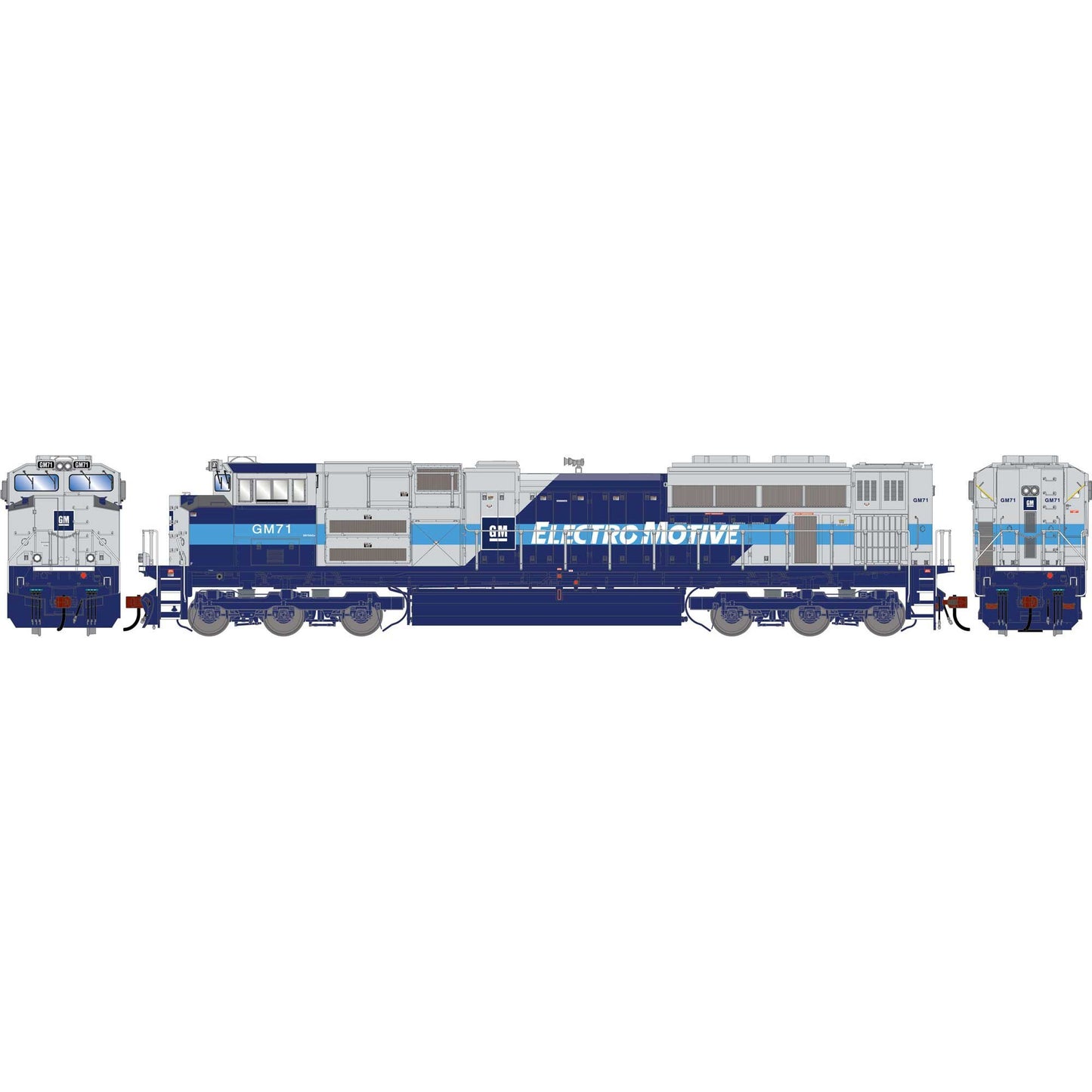 HO GEN SD70ACE Locomotive EMDX Demonstrator GM71 (ATHG-2084)