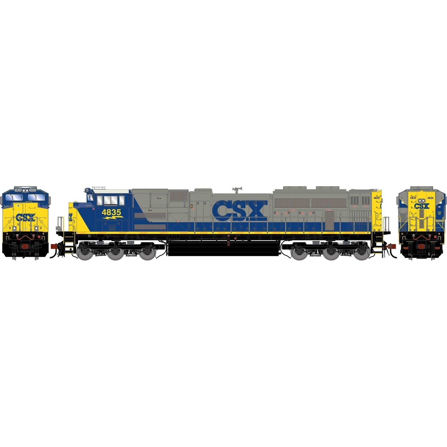HO GEN SD70ACE Locomotive Legendary Liveries CSXT 4835 (ATHG-2088)