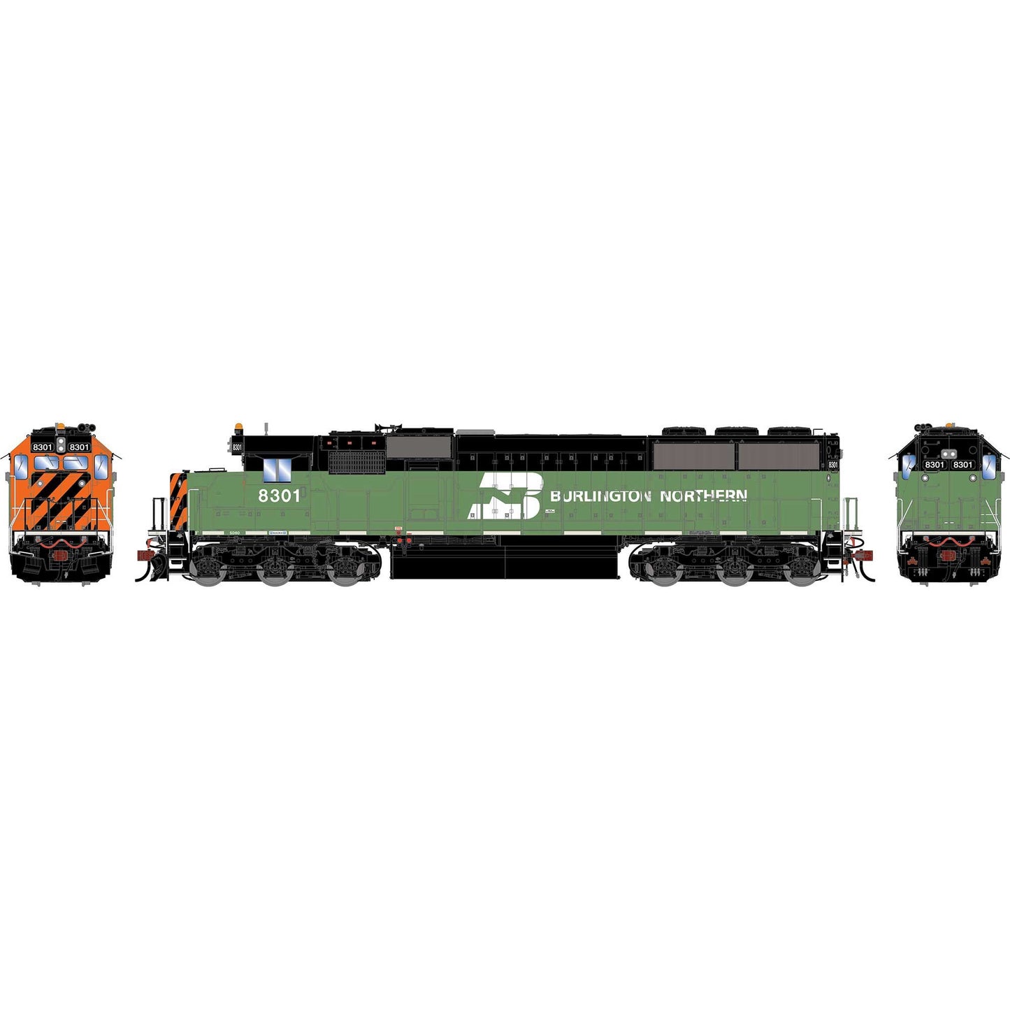 HO GEN SD60 Locomotive with DCC and Sound - BN #8301 (ATHG-2164)