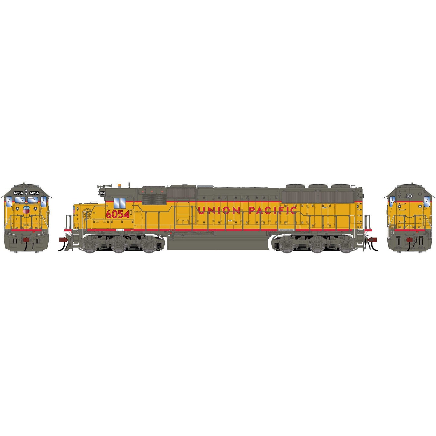 HO GEN SD60 Locomotive with DCC and Sound Union Pacific #6054 (ATHG-2171)