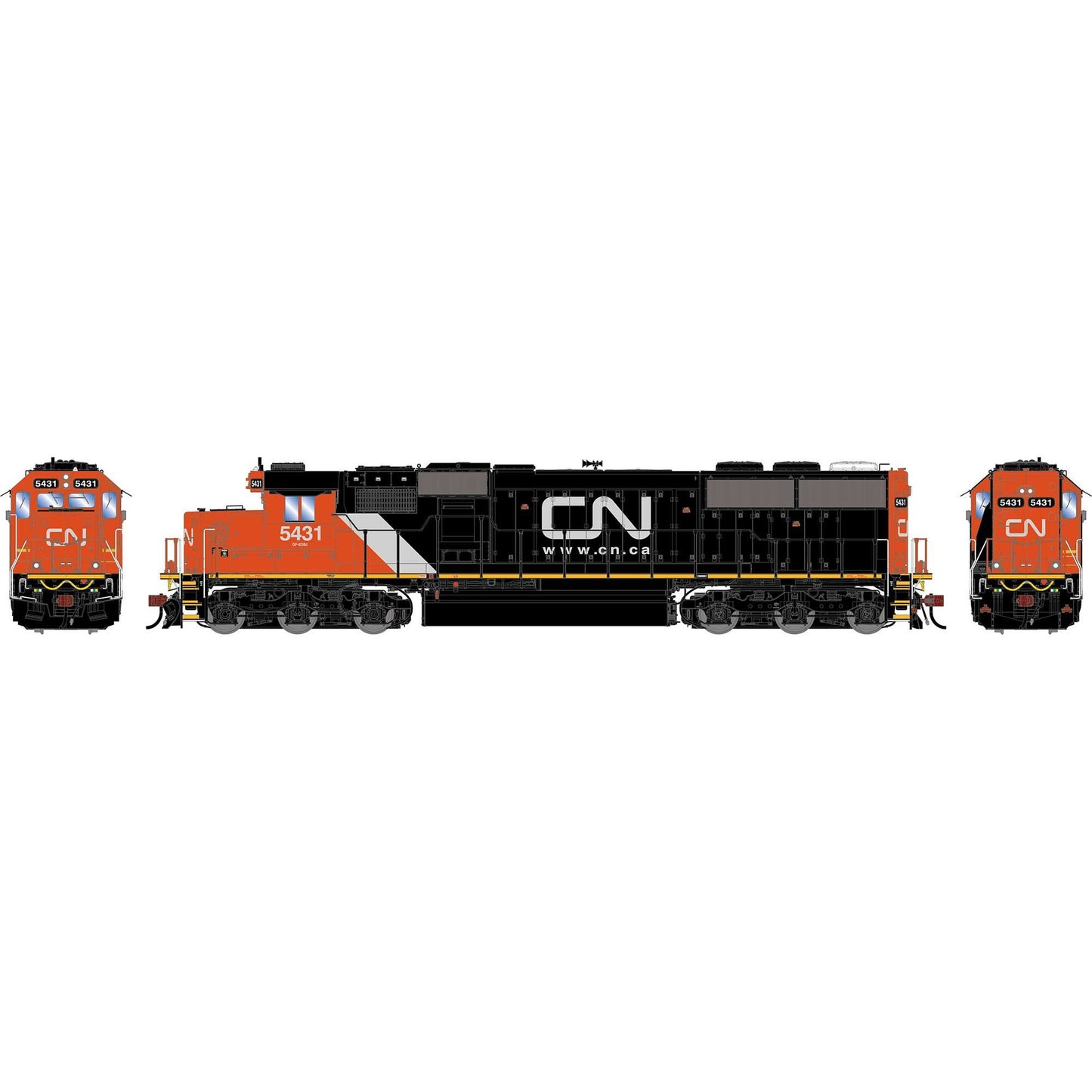 HO GEN SD60 Locomotive with DCC and Sound CN #5431 (ATHG-2179)