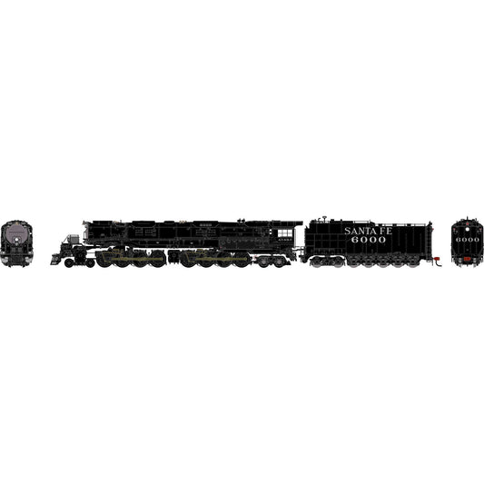 HO GEN 4-8-8-4 Big Boy Locomotive Legendary Liveries ATSF 6000 (ATHG-2200)