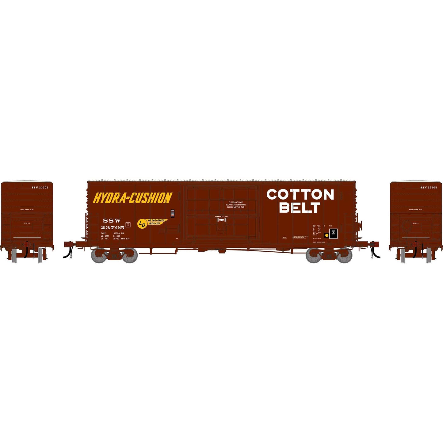 HO GEN 50' PC&F Box Car with 14' Plug Door, SSW #23705 (ATHG-2221)