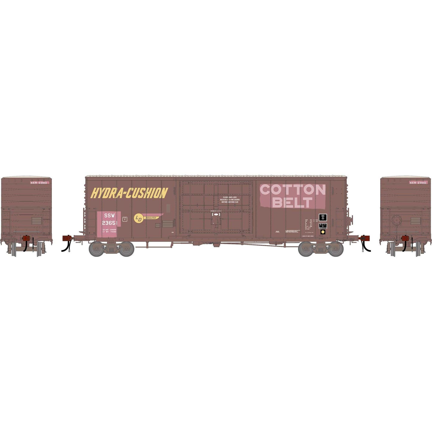 HO GEN 50' PC&F Box Car Primed For Grime SSW #23651 (ATHG-2223)