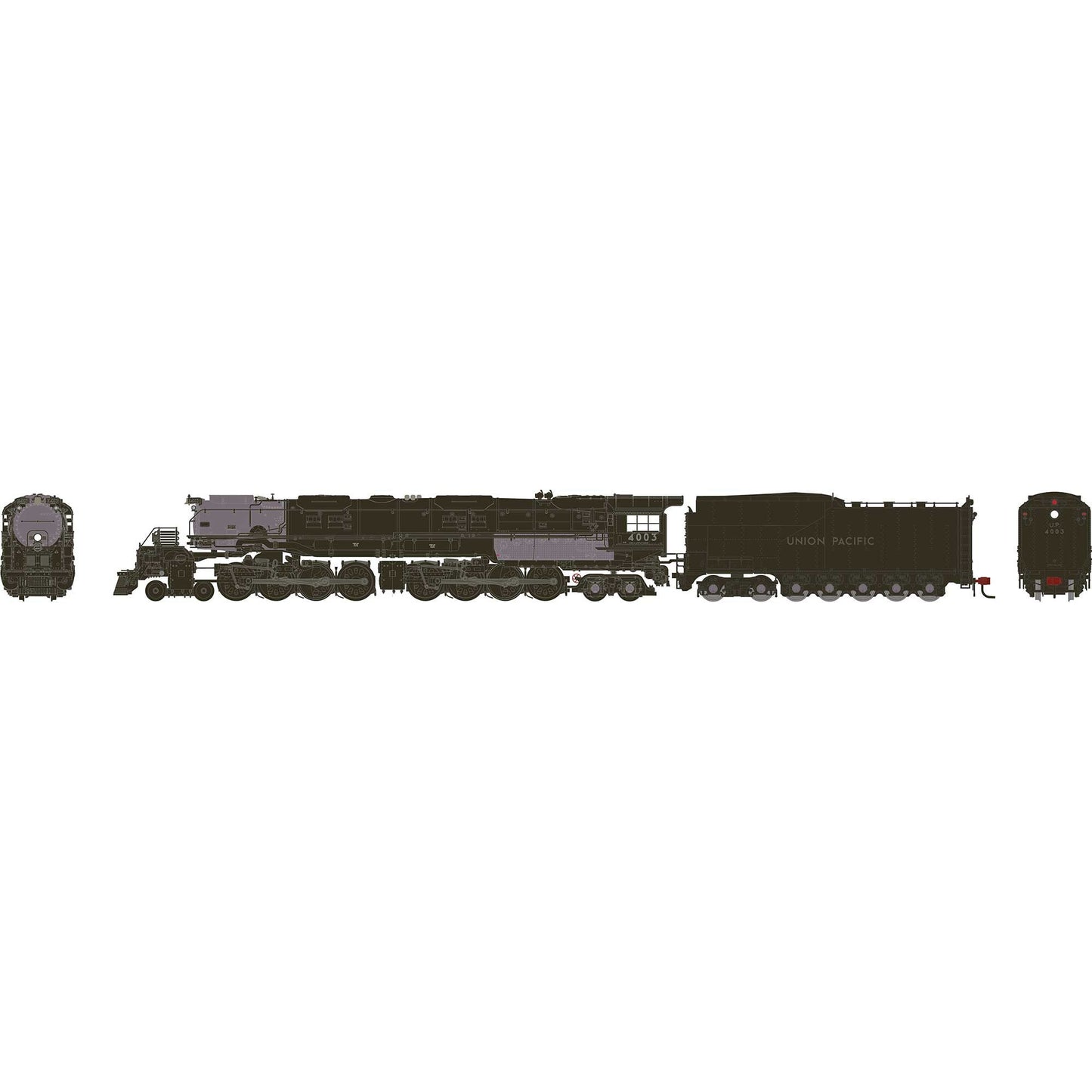 N GEN 4-8-8-4 Big Boy Locomotive Primed For Grime UP #4003 (ATHG-2246)