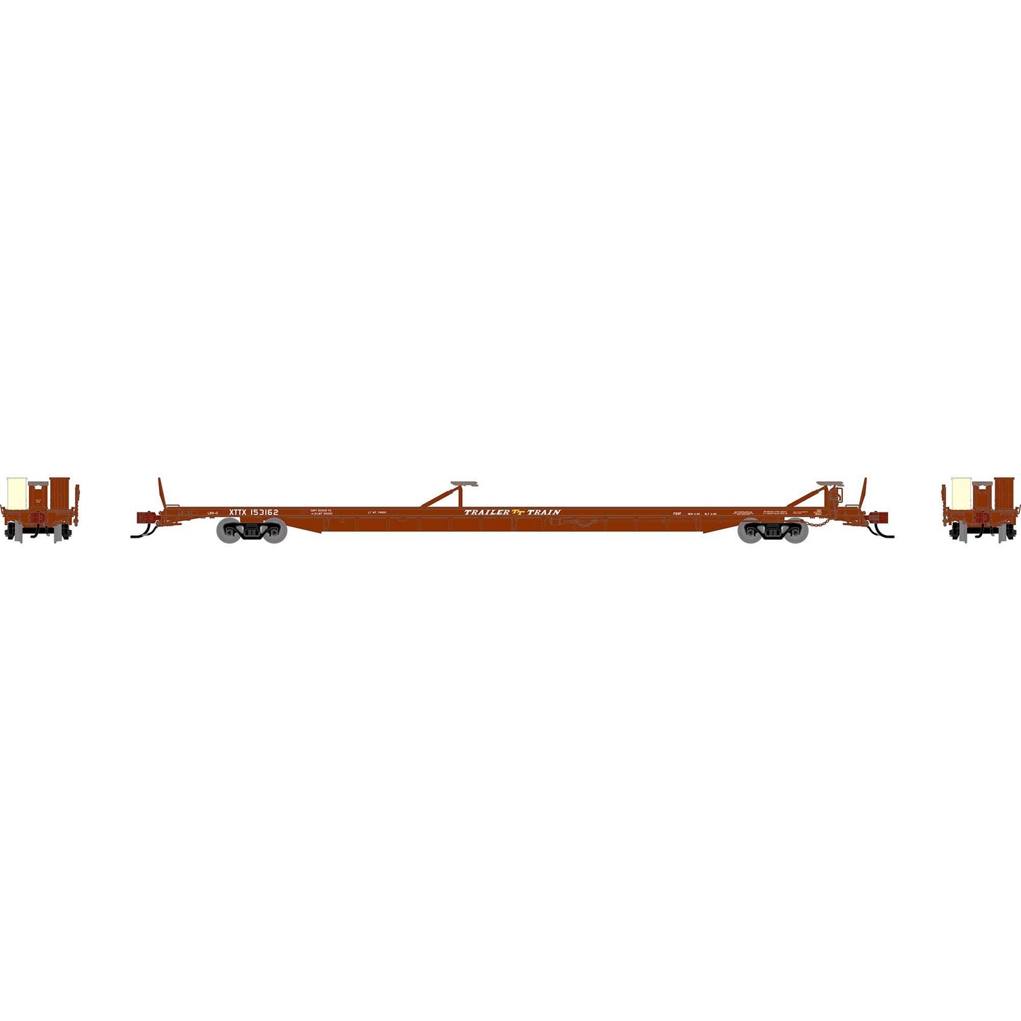 N GEN F89-F Flat Car XTTX Brown (ATHG-2264)