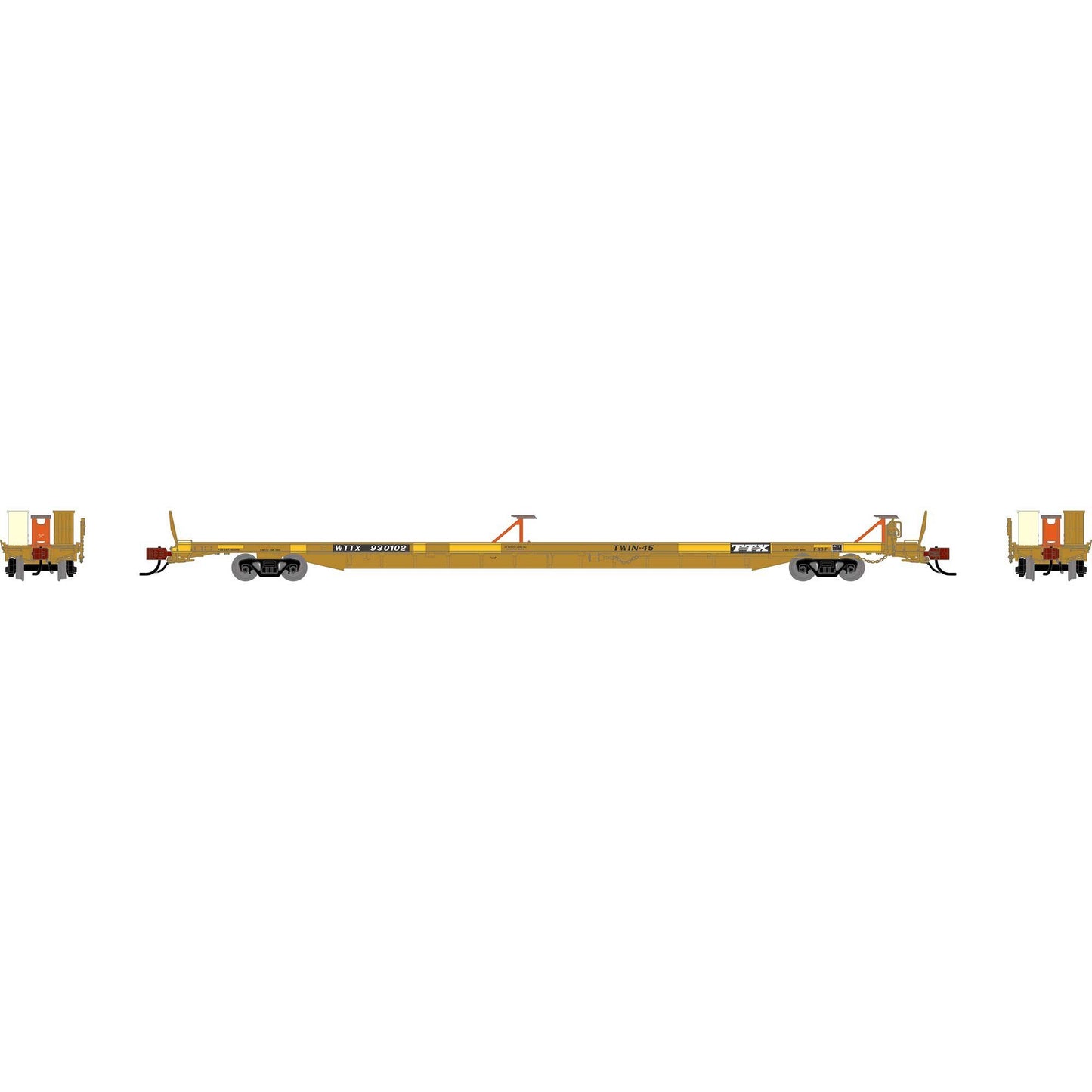 N GEN F89-F Flat Car WTTX Twin 45 (ATHG-2276)