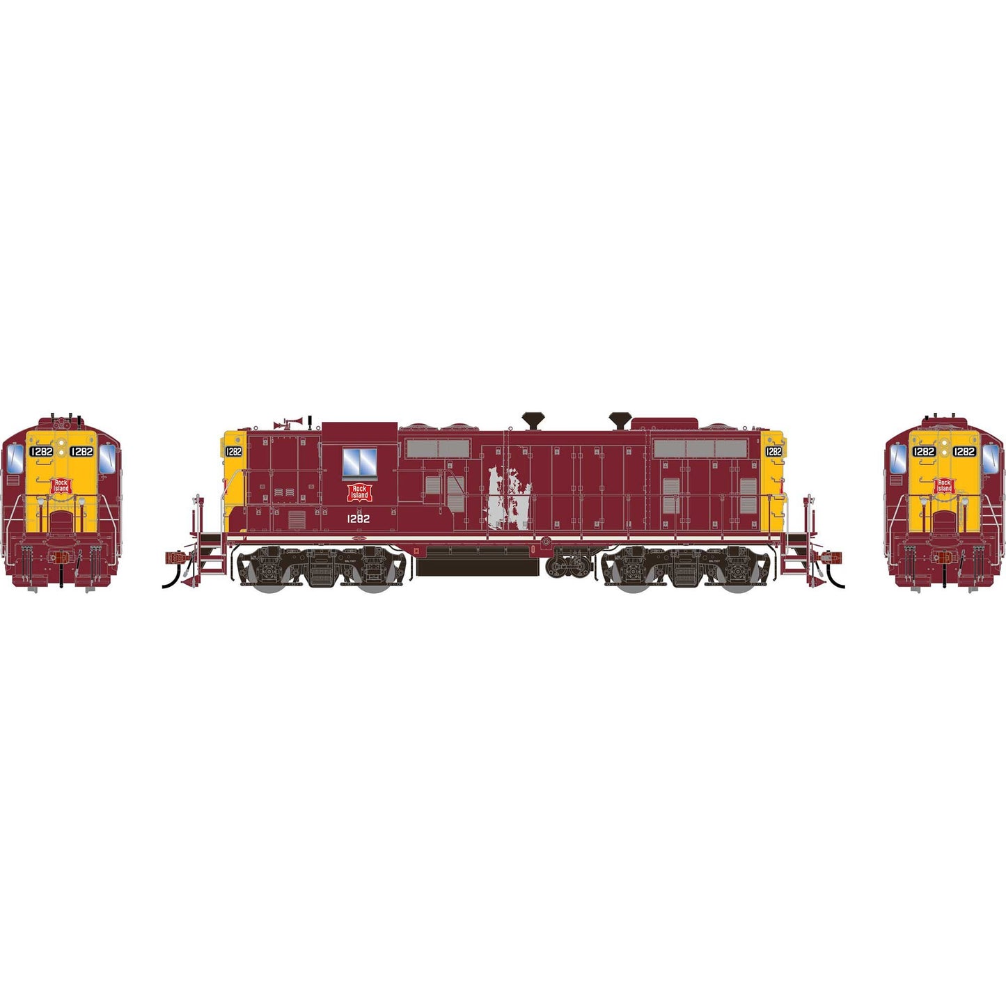 HO GEN GP7 Locomotive w/DCC & Sound, Primed For Grime (Rock Island #1282) (ATHG-2291)