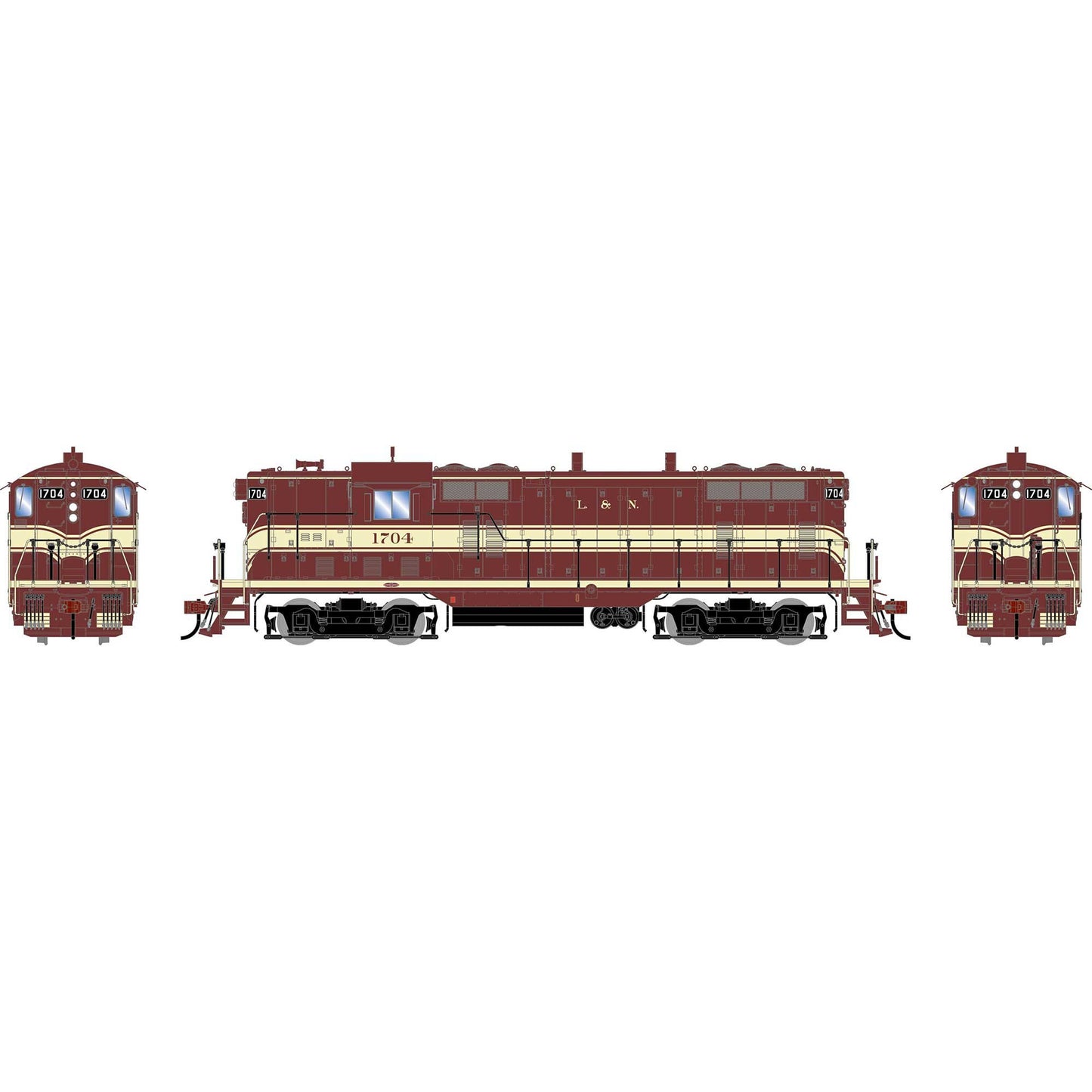 HO GEN GP7L Locomotive with DCC & Sound, Patched LN #1704 (ATHG-2325)