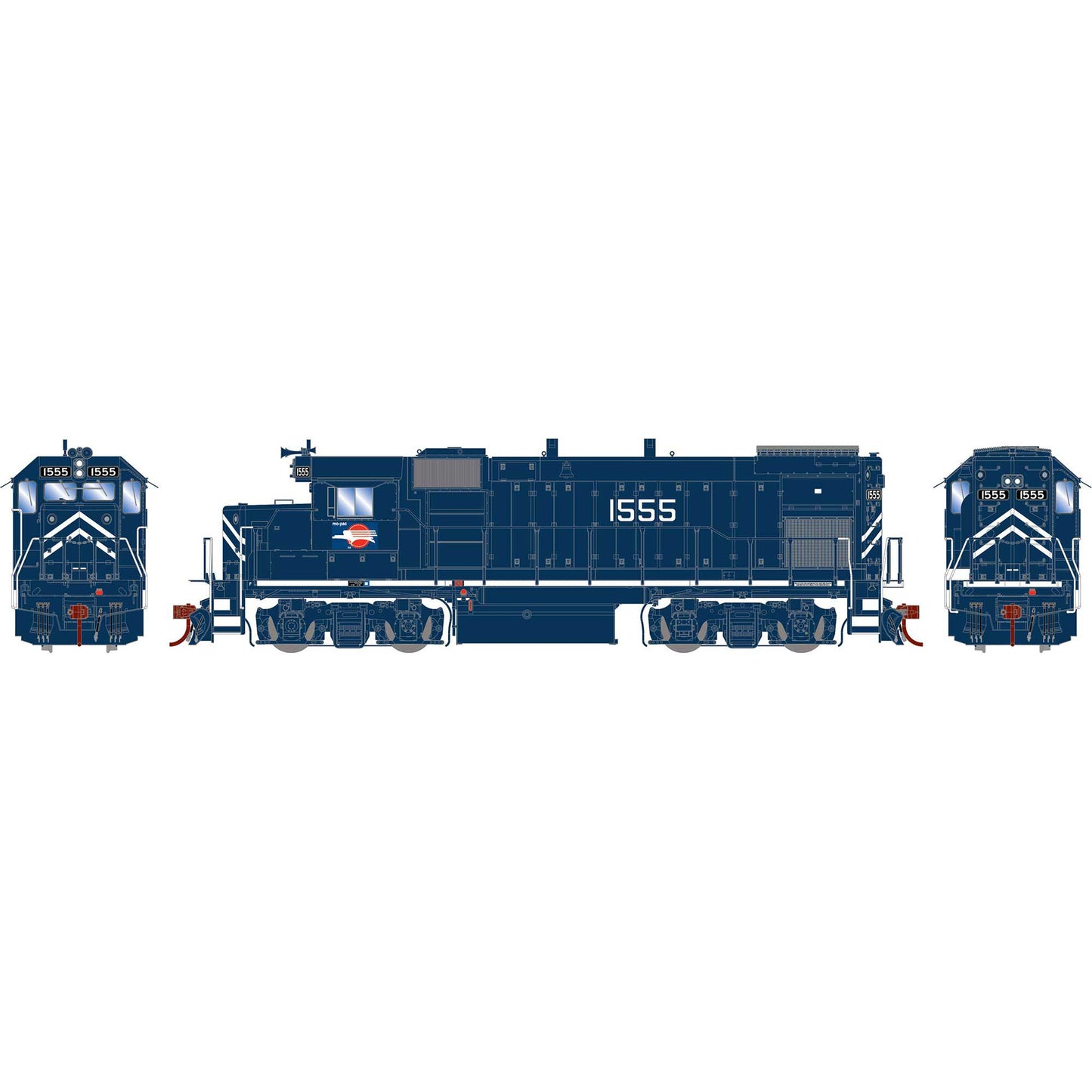 HO GP15-1 Locomotive Missouri Pacific #1555 (ATHG13242)