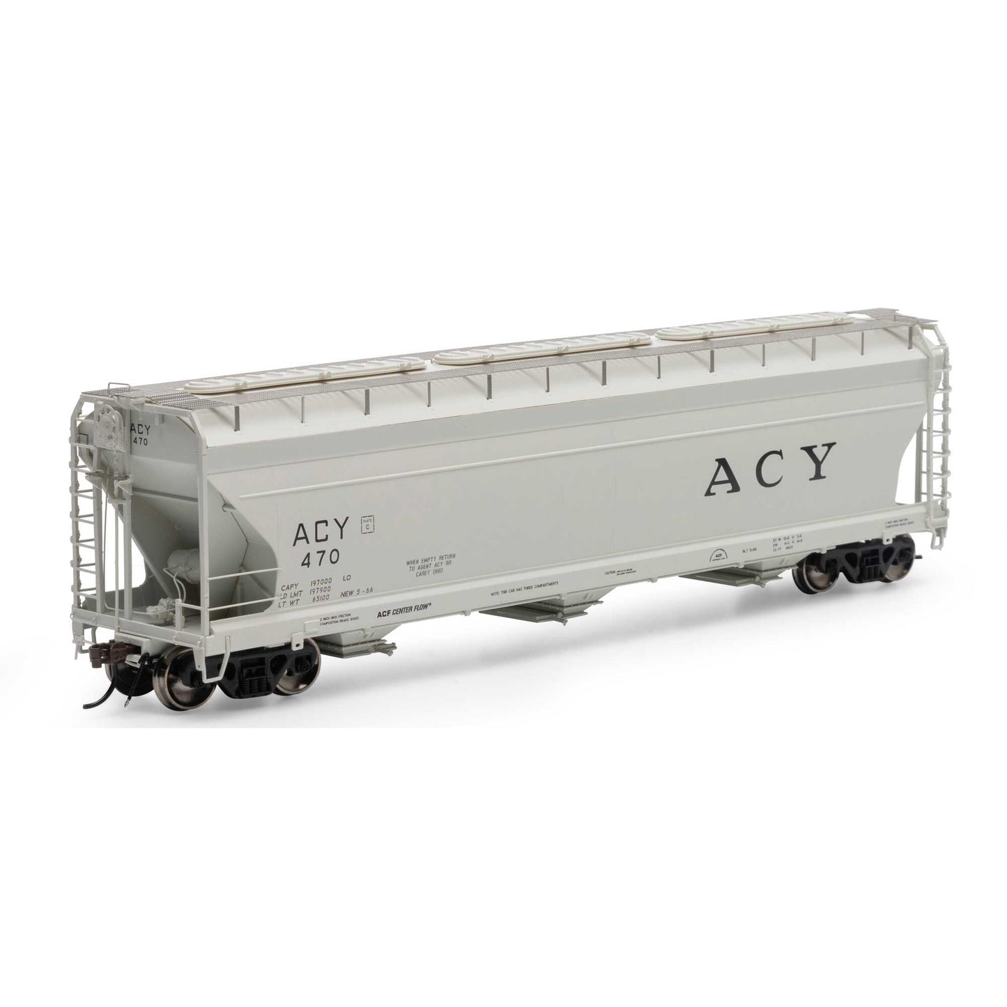 HO ACF 4600 3-Bay Center Flow Hopper AC&Y #470 (ATHG15428)