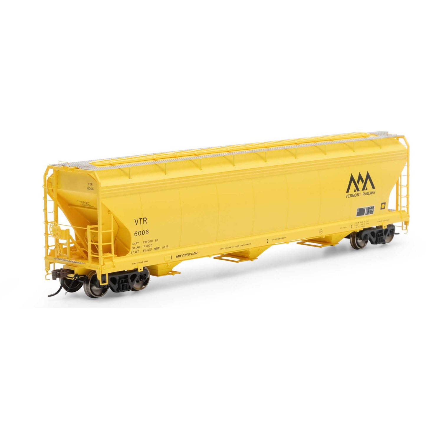 HO ACF 4600 3-Bay Center Flow Hopper VTR # 6006 Plastic Model (ATHG15429)