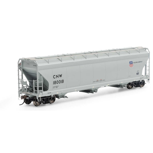 HO ACF 4600 3-Bay Center Flow Hopper C&NW #180018 (ATHG15434)
